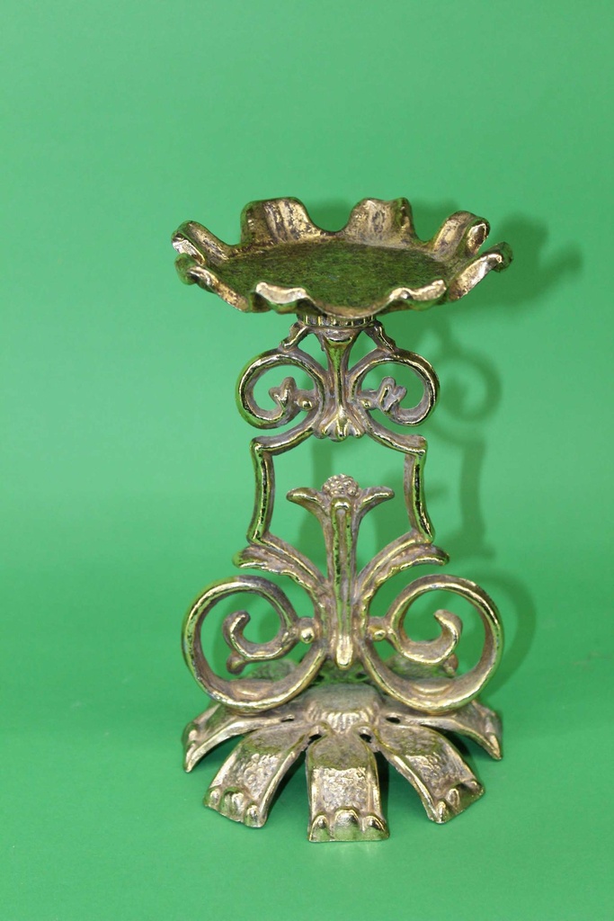 Gold Candle Pedestal