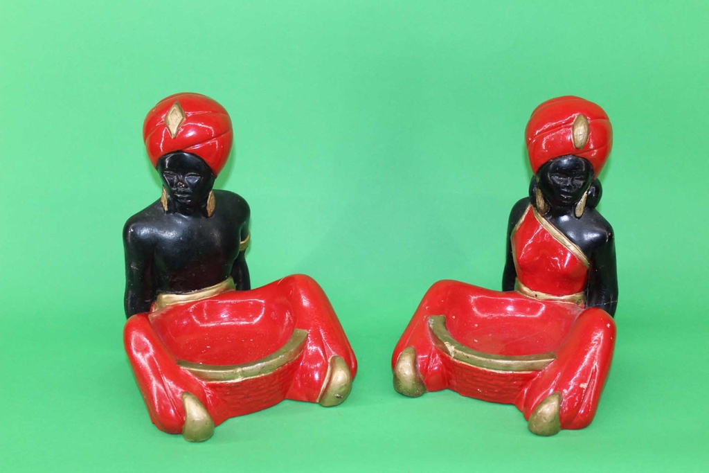 Turban Figurine Trays