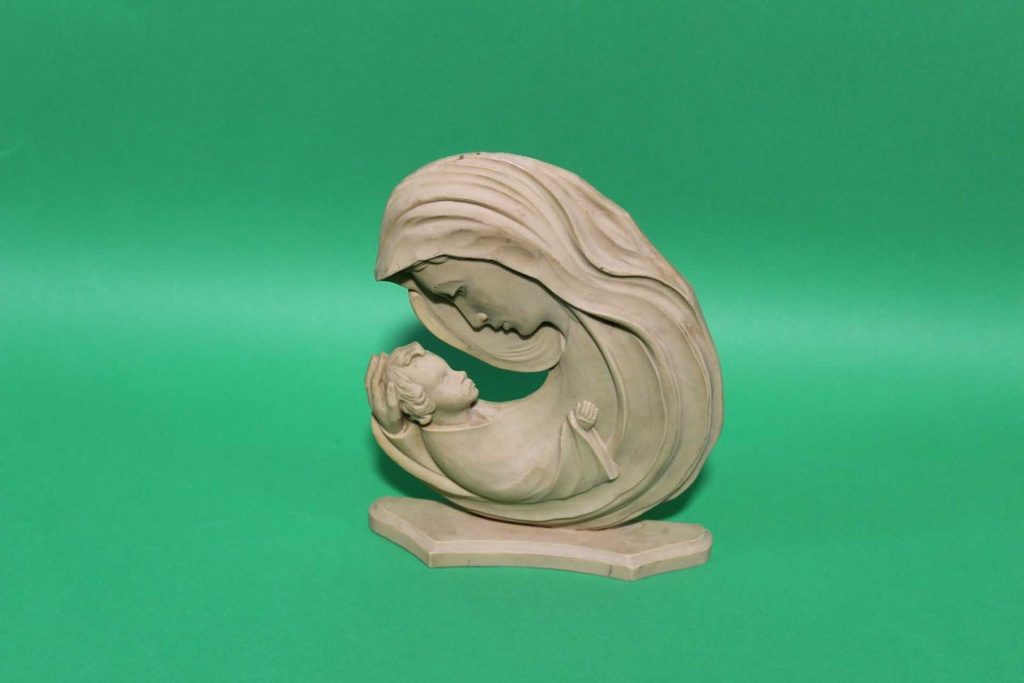 Virgin Mary & Baby Jesus Bust