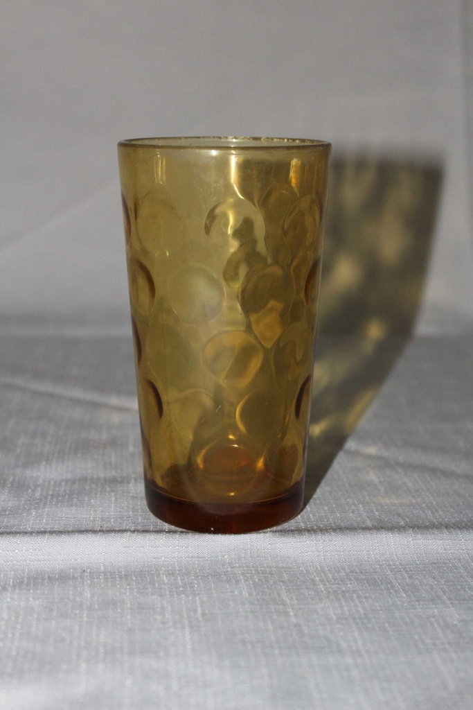 Orange Glass Cup