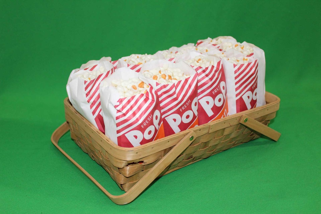 Basket of Popcorn Bags
