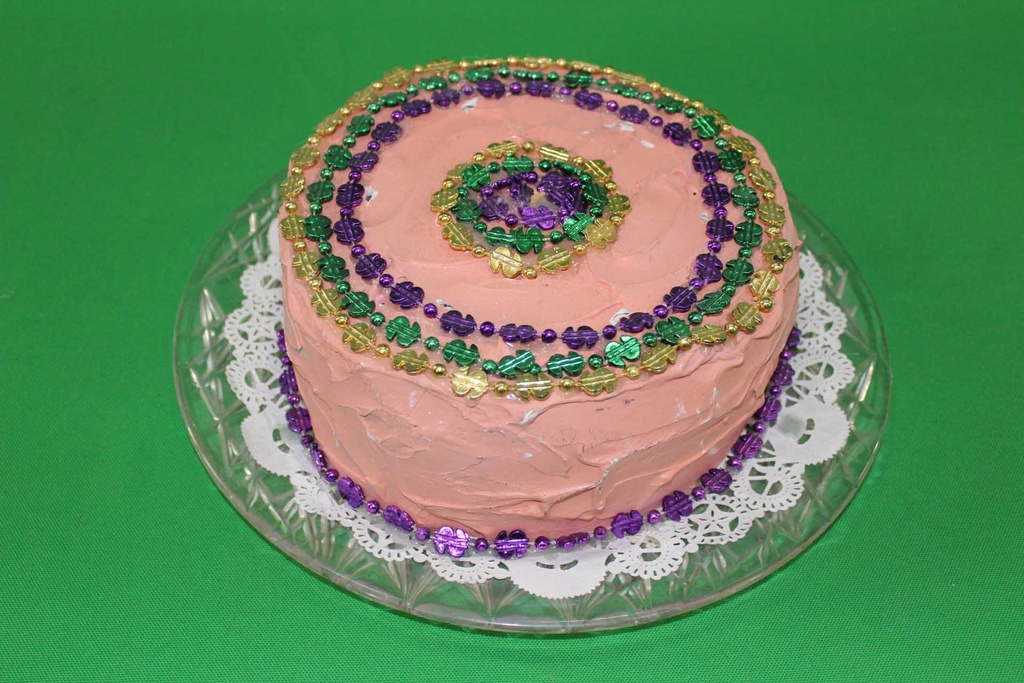 Mardi-Gras Cake