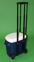Blue Rolling Coleman Cooler