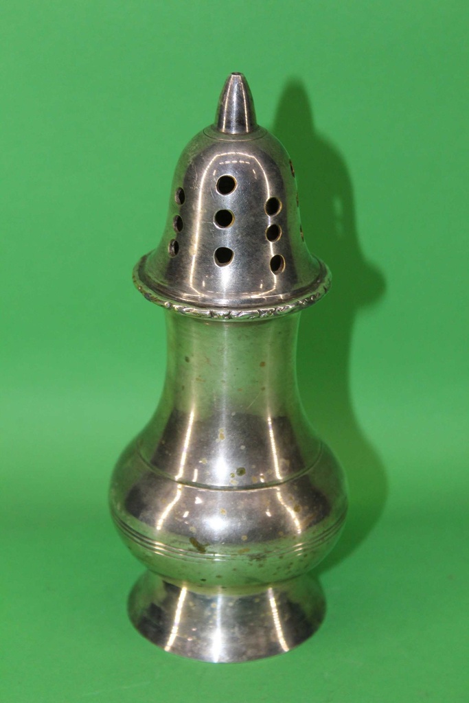 Antique Silver Spice Shaker