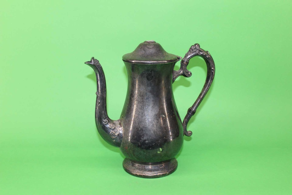 Tarnished Silver Teapot