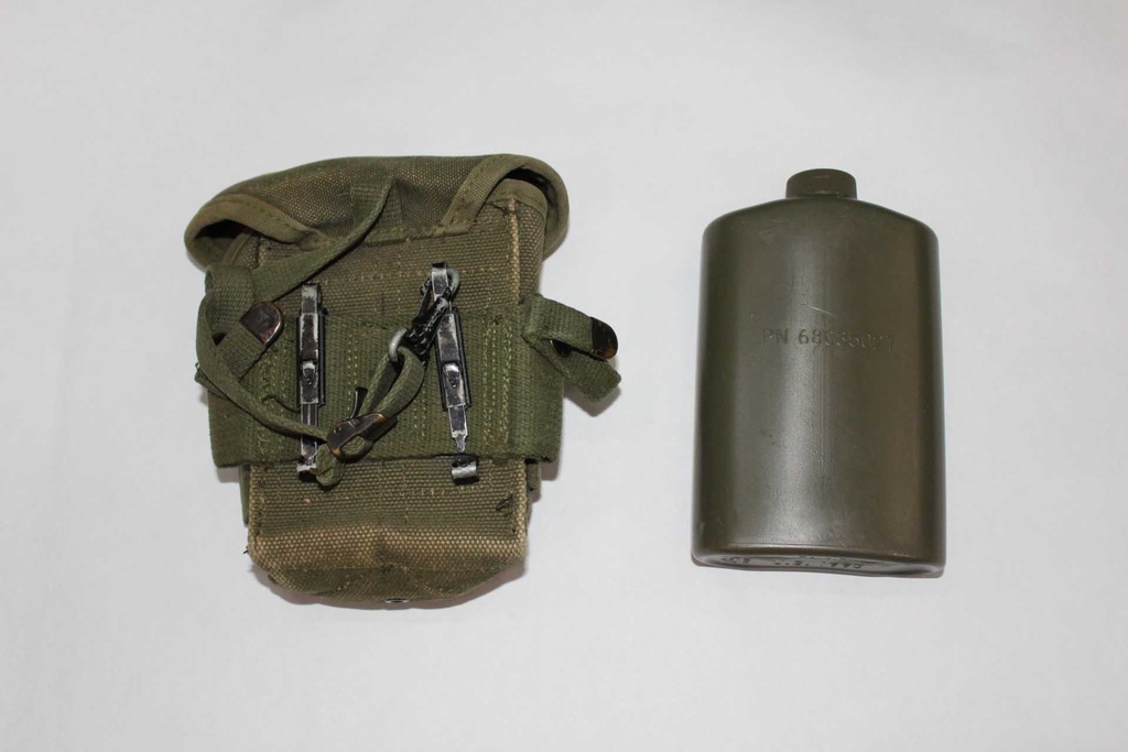 Military Flask & Pouch