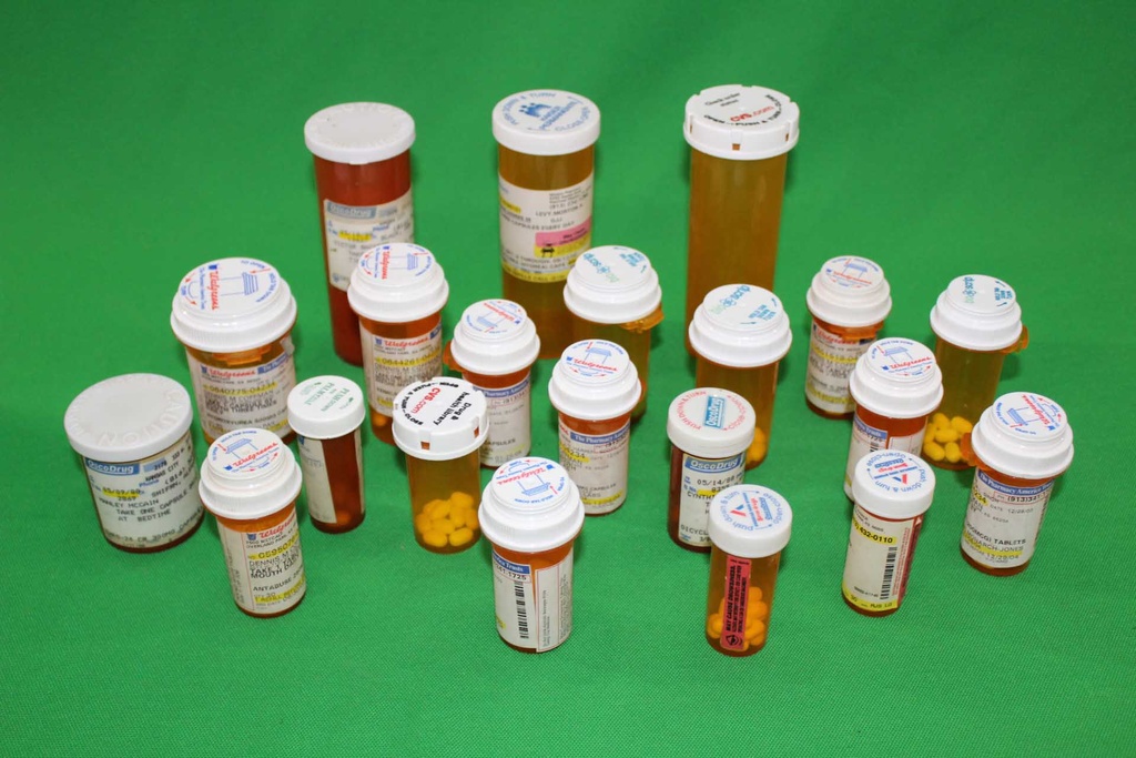 Orange Prescription Bottles