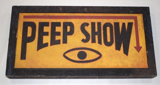 [PDG-024] Peep Show Sign