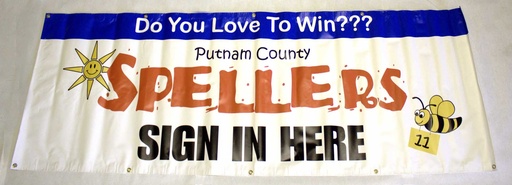 [PDG-048] Spelling Bee Sign In Banner