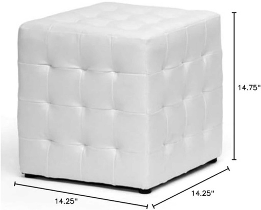 [PFB-036] White Cube Ottoman